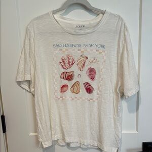 J. Crew Sag Harbor Shell Tee 🐚 - Large